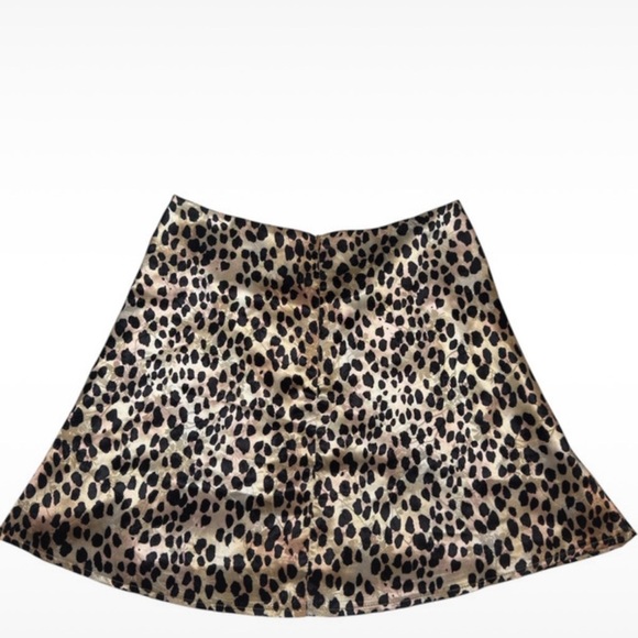 Princess Polly Leopard Print A-Line Skirt - Picture 3 of 5